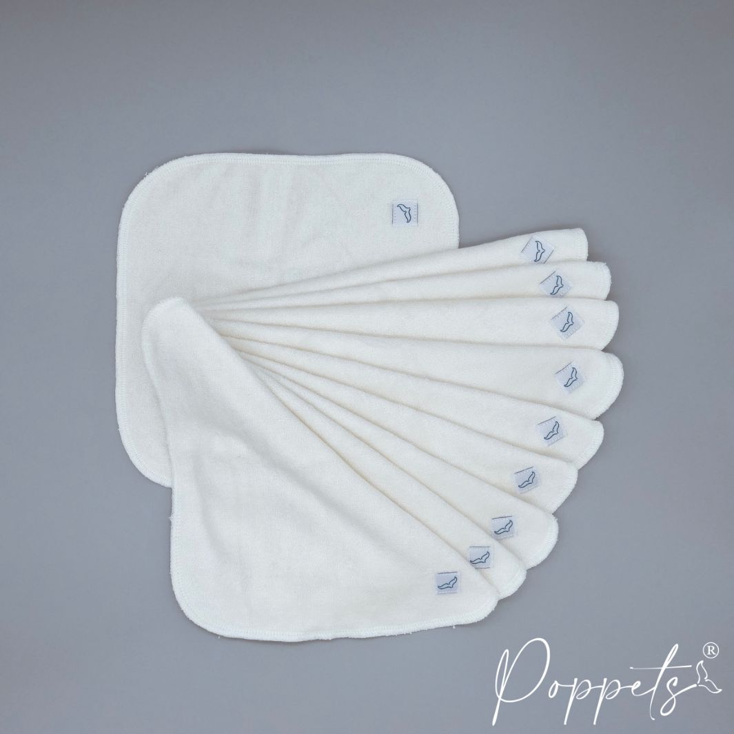 Poppets Baby Reusable Wipes