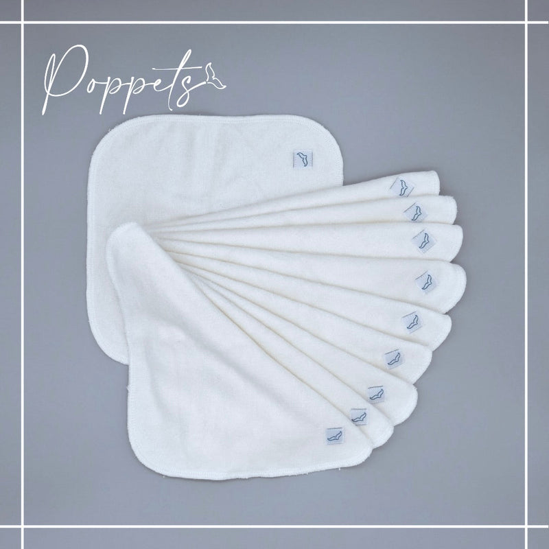 Poppets Baby Reusable Wipes Bundle