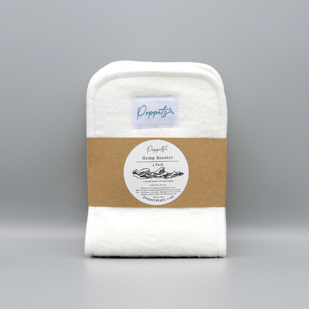 حفاضات معززة من قماش القنب من Poppets