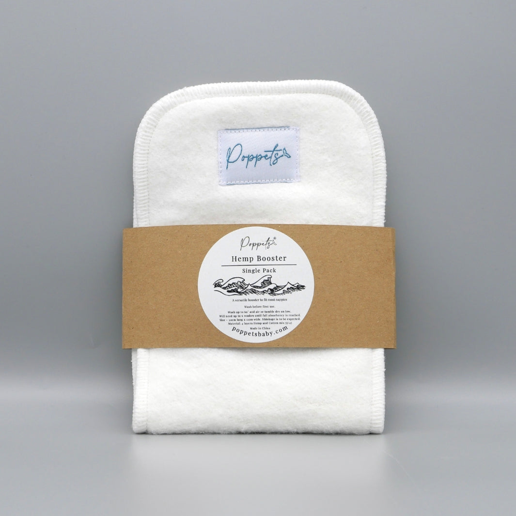 حفاضات معززة من قماش القنب من Poppets