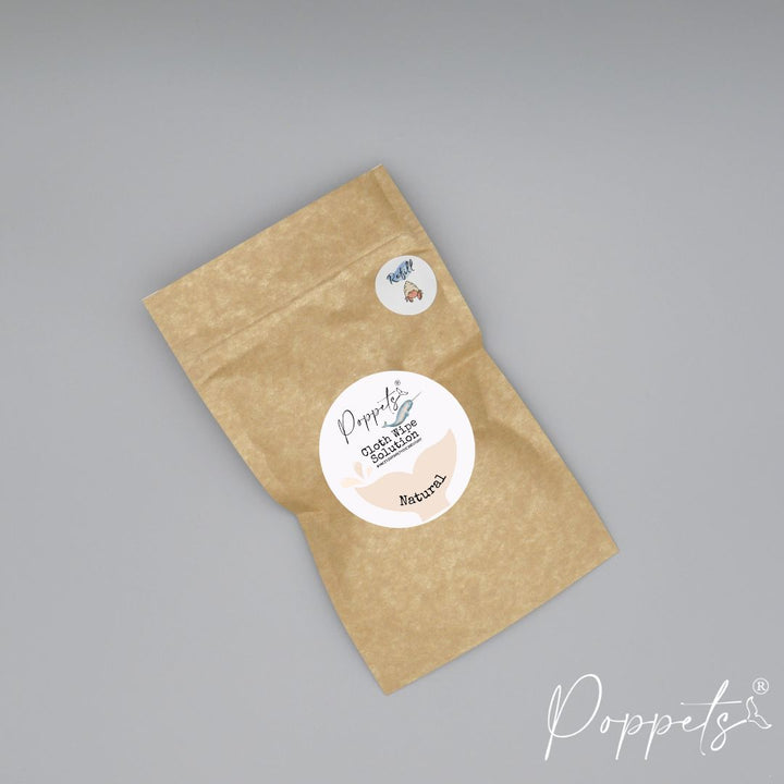 Poppets Baby Cloth Wipe Solution - Tins & Refills