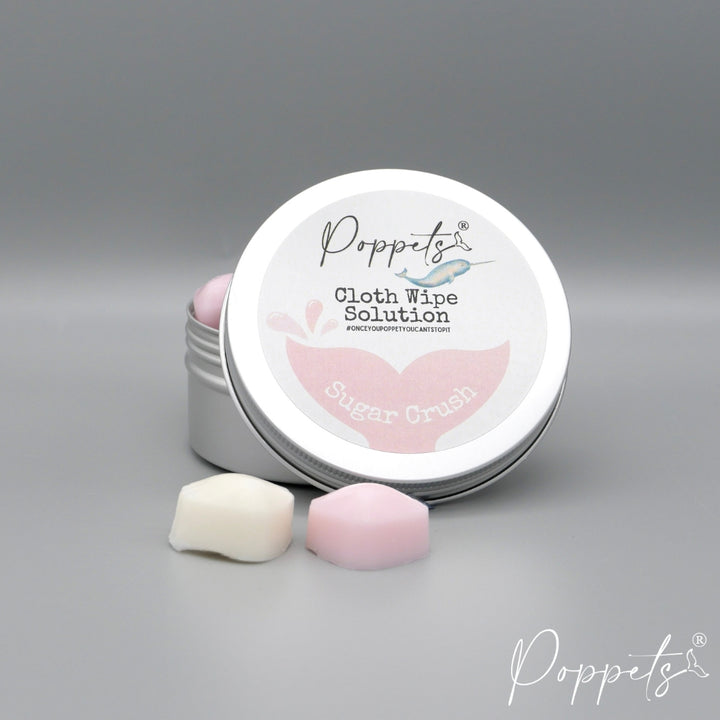 Poppets Baby Cloth Wipe Solution - Tins & Refills