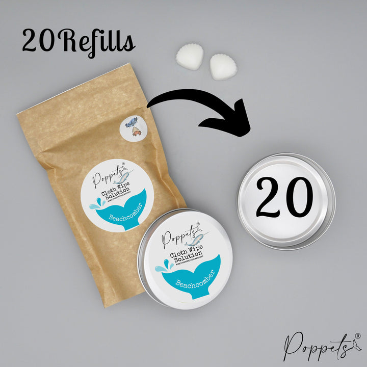 Cloth Wipe Solution - Classic Base - Coconut Oil