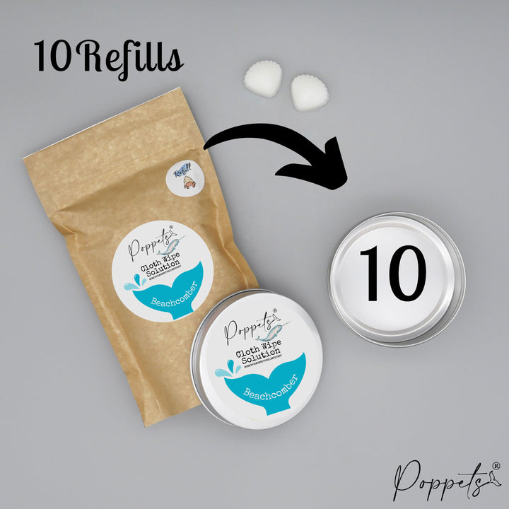 Cloth Wipe Solution - Classic Base - Coconut Oil