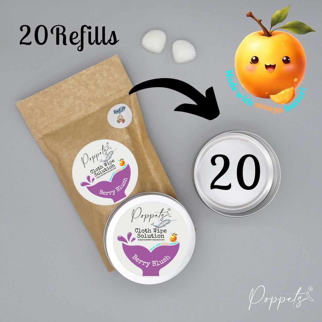Cloth Wipe Solution - Fruity Base - Mango Butter