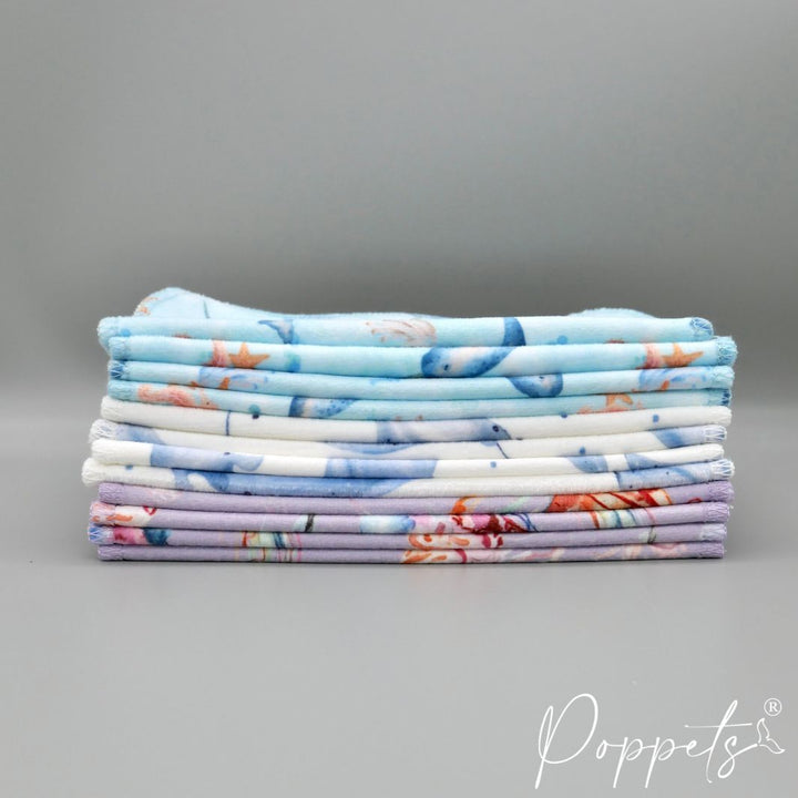 مناديل الأطفال القابلة لإعادة الاستخدام من Poppets