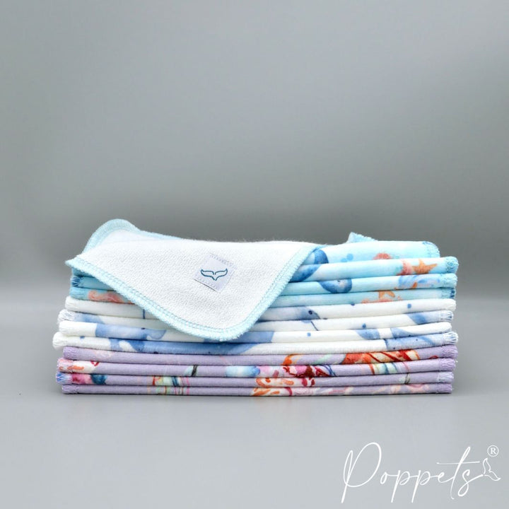مناديل الأطفال القابلة لإعادة الاستخدام من Poppets