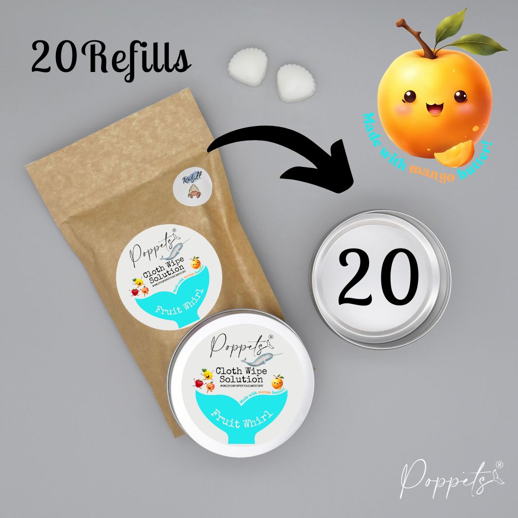 Cloth Wipe Solution - Fruity Base - Mango Butter