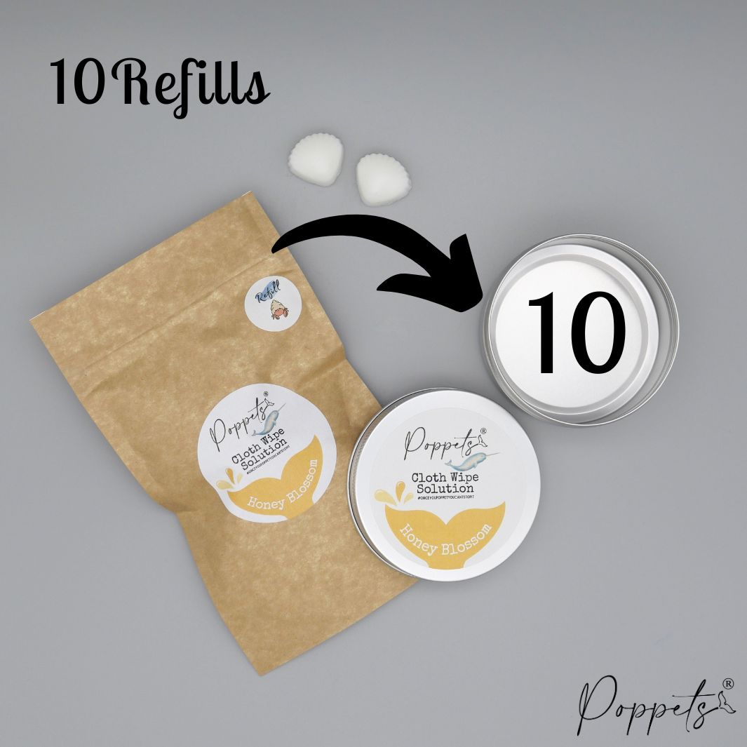 Cloth Wipe Solution - Classic Base - Coconut Oil