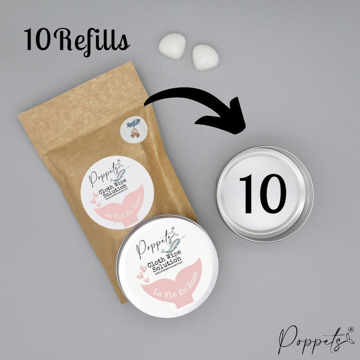 Cloth Wipe Solution - Classic Base - Coconut Oil
