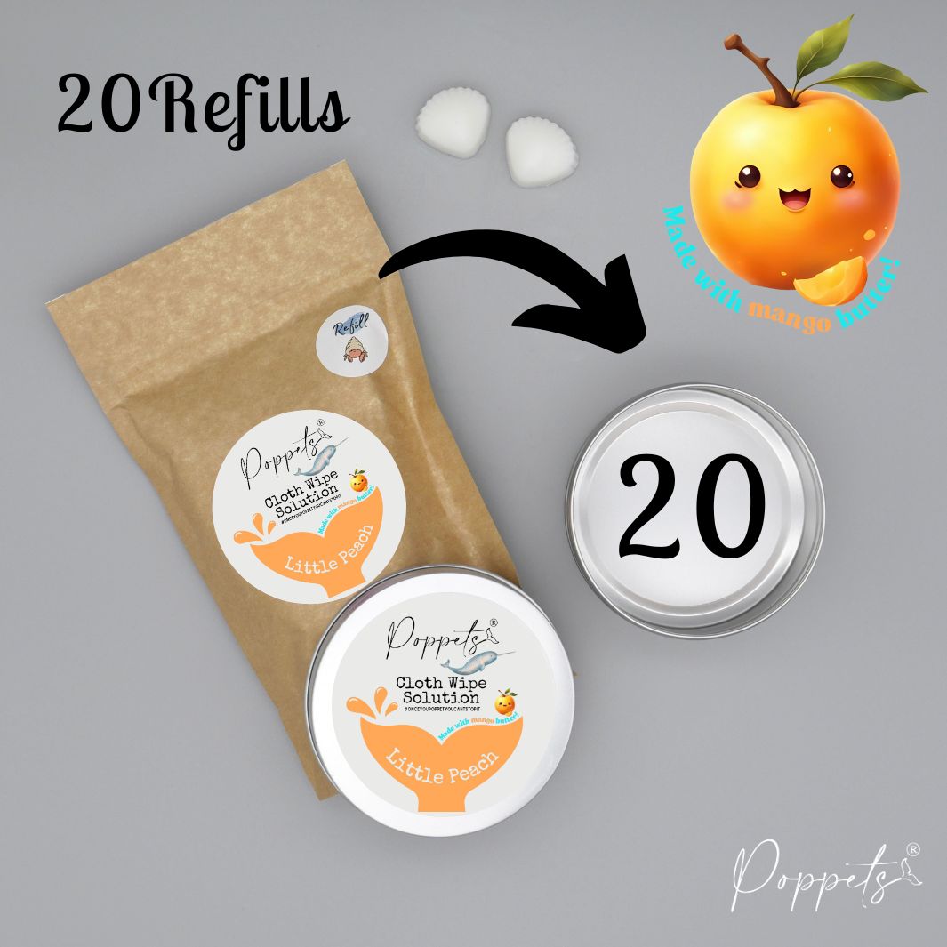 Cloth Wipe Solution - Fruity Base - Mango Butter