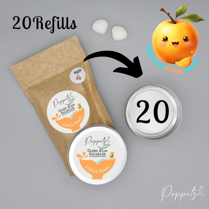 Cloth Wipe Solution - Fruity Base - Mango Butter