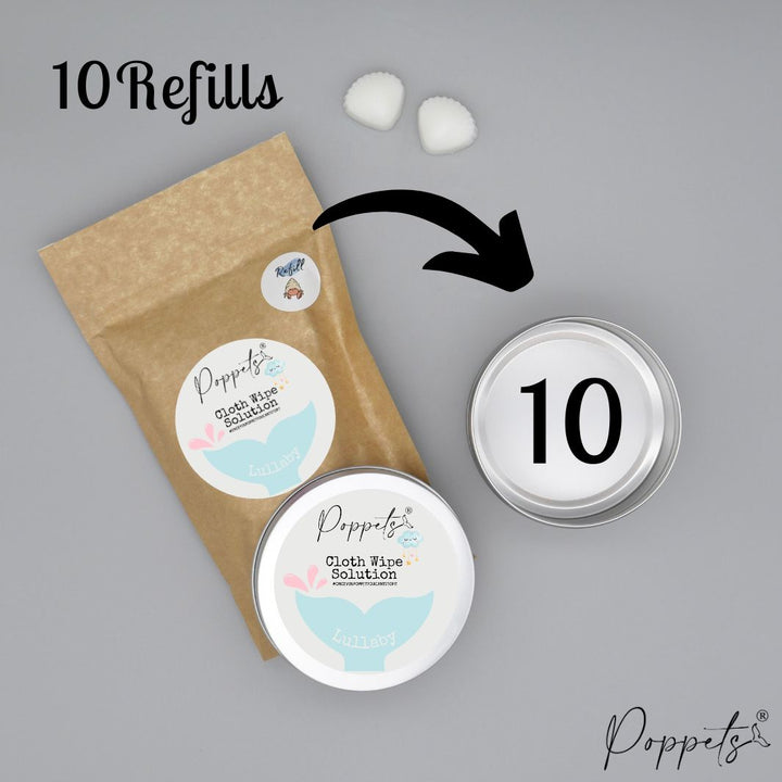 Cloth Wipe Solution - Classic Base - Coconut Oil