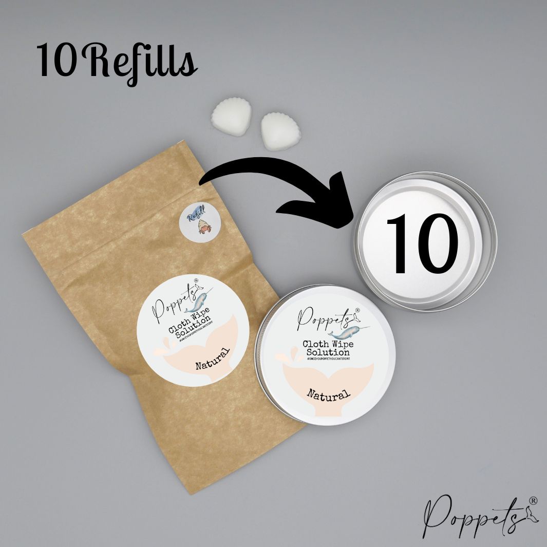 Cloth Wipe Solution - Classic Base - Coconut Oil