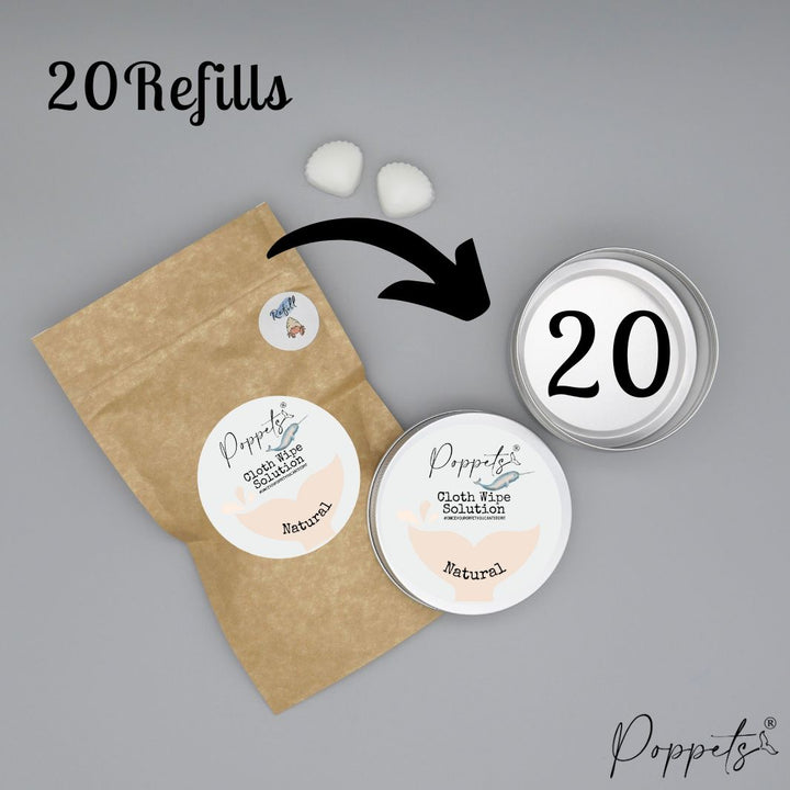 Cloth Wipe Solution - Classic Base - Coconut Oil
