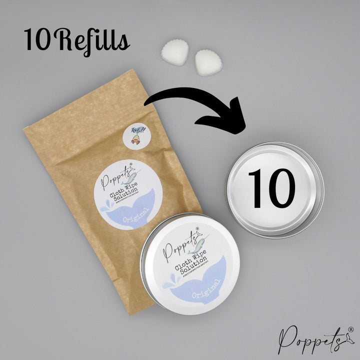 Cloth Wipe Solution - Classic Base - Coconut Oil