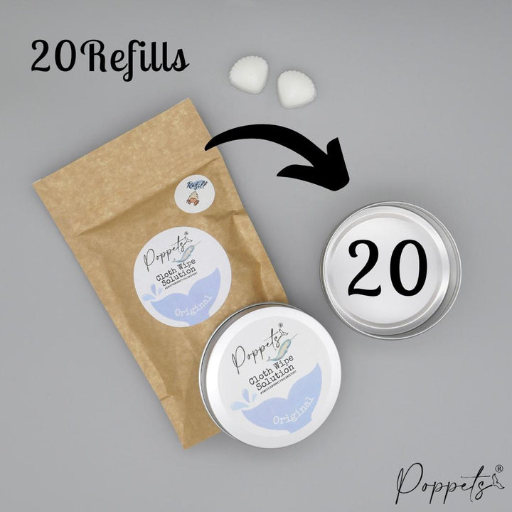 Cloth Wipe Solution - Classic Base - Coconut Oil