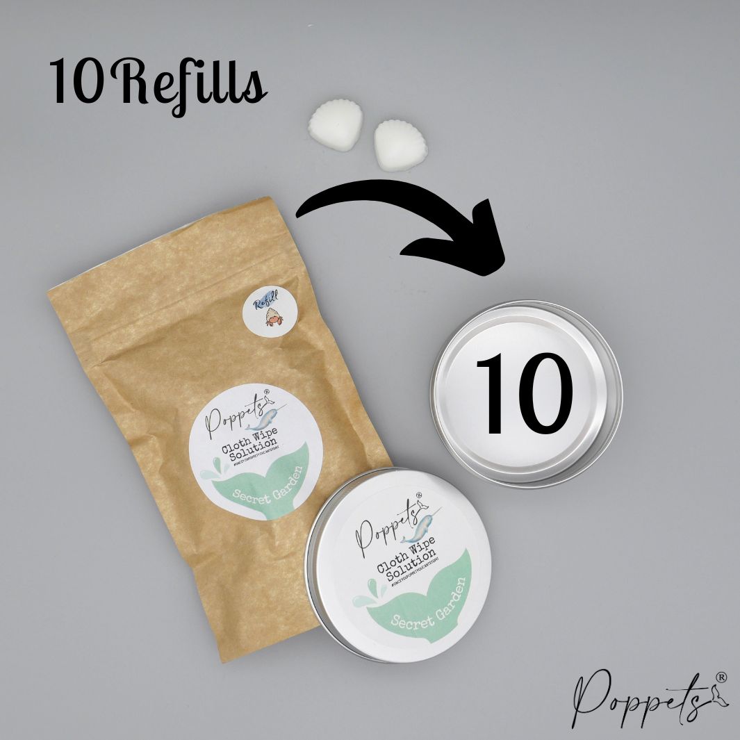 Cloth Wipe Solution - Classic Base - Coconut Oil