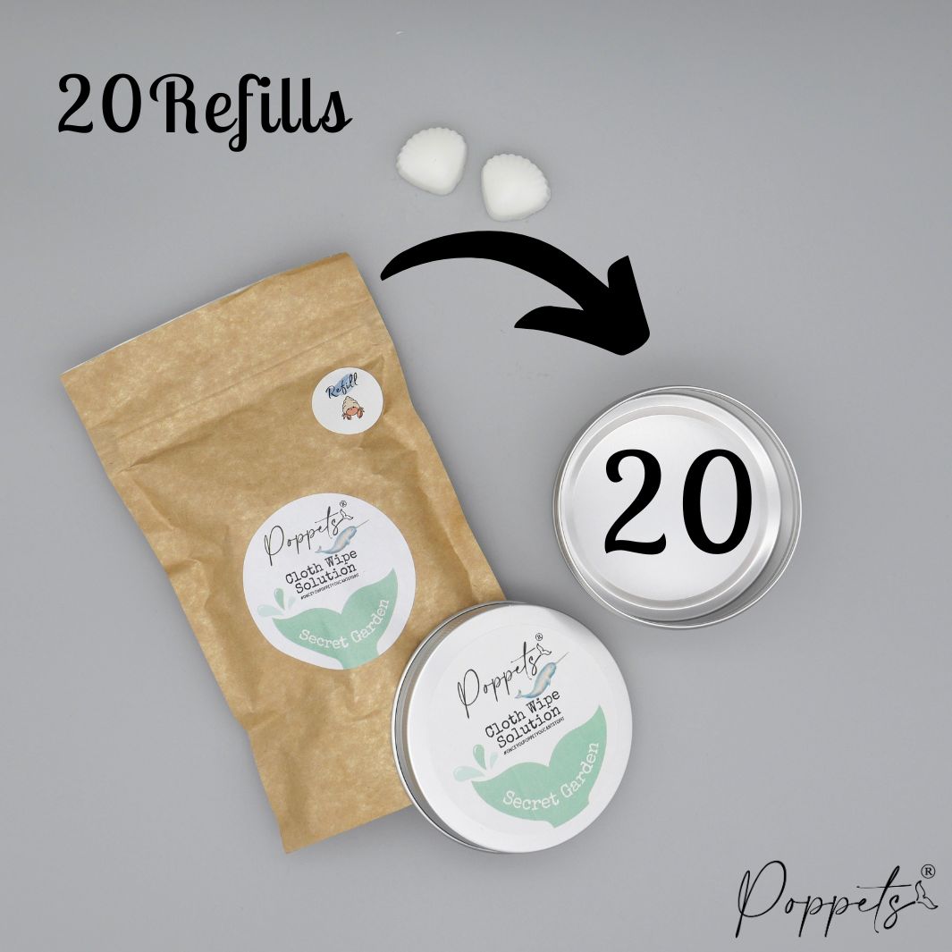 Cloth Wipe Solution - Classic Base - Coconut Oil