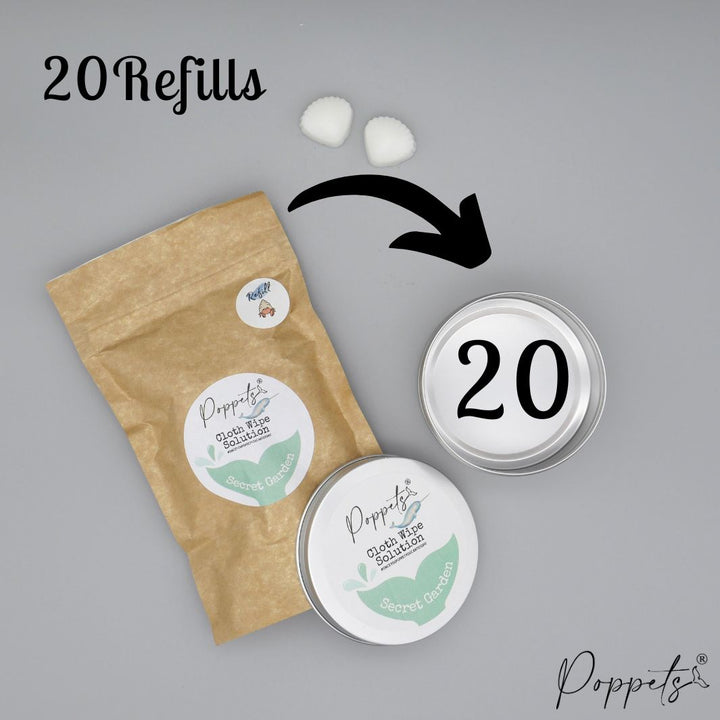 Cloth Wipe Solution - Classic Base - Coconut Oil