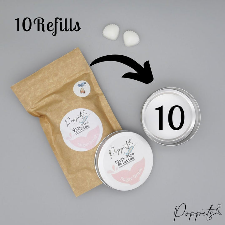 Cloth Wipe Solution - Classic Base - Coconut Oil