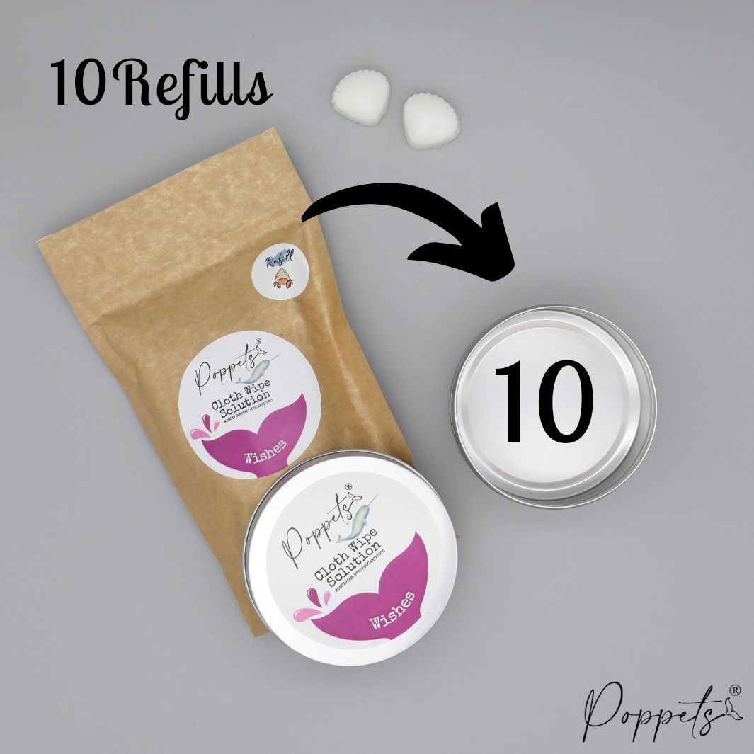 Cloth Wipe Solution - Classic Base - Coconut Oil