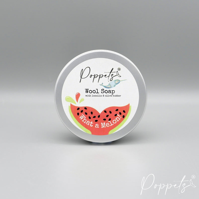 Poppets Baby Wool Wash Soap - What a Melon!