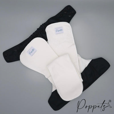 Poppets Baby Pocket Nappy - Wednesday