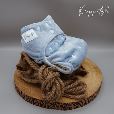 Poppets Baby Pocket Nappy - Shiver