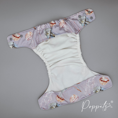 Poppets Baby Pocket Nappy - Bloom